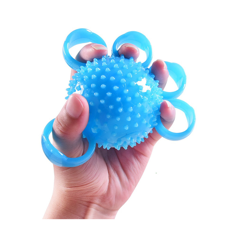 บริหารมือด้วยลูกบอลหนาม บริหารมือด้วยลูกบอลหนาม