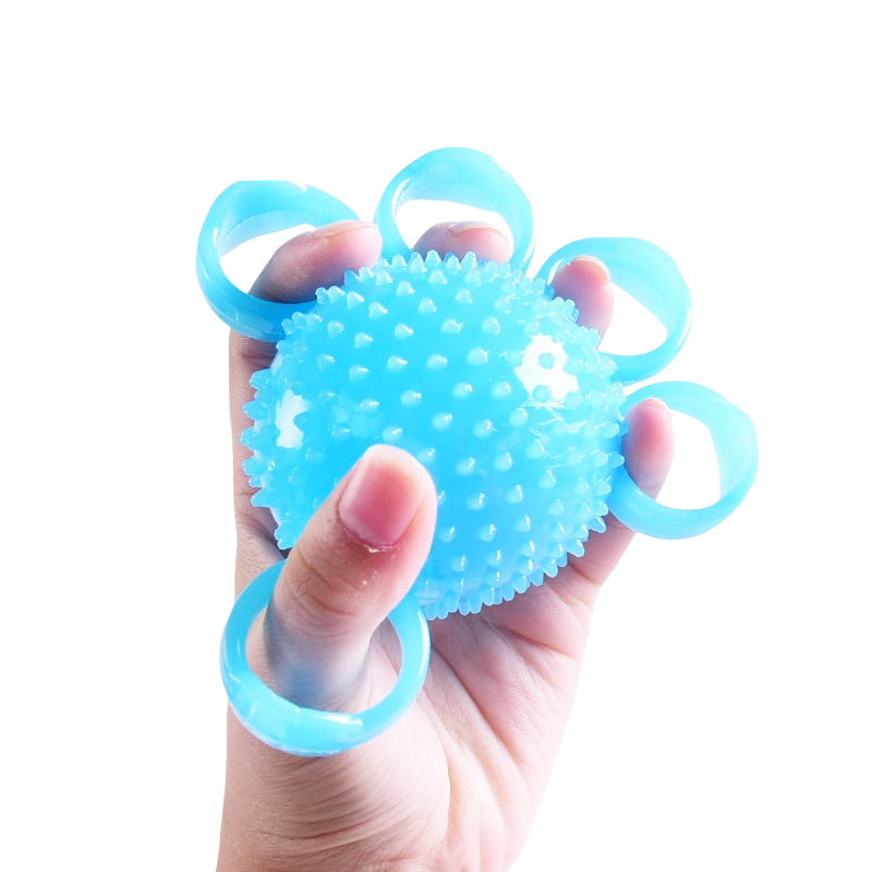 บริหารมือด้วยลูกบอลหนาม บริหารมือด้วยลูกบอลหนาม