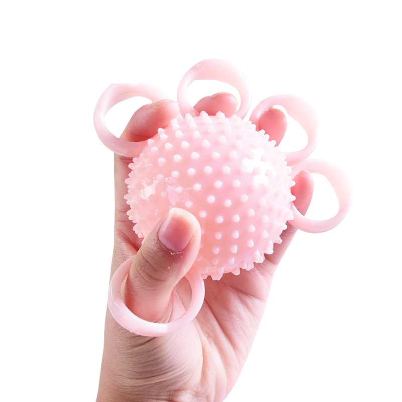 บริหารมือด้วยลูกบอลหนาม บริหารมือด้วยลูกบอลหนาม